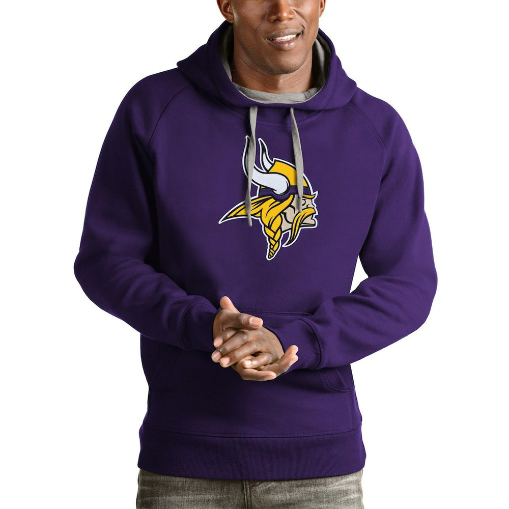 Minnesota Vikings Antigua Victory Pullover Hoodie | NFL Outlet
