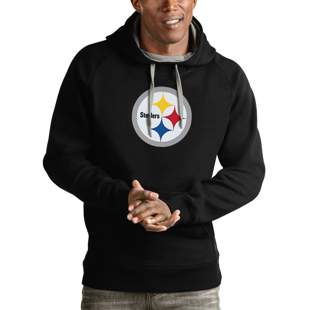 Pittsburgh Steelers Antigua Victory Pullover Hoodie | NFL Hot