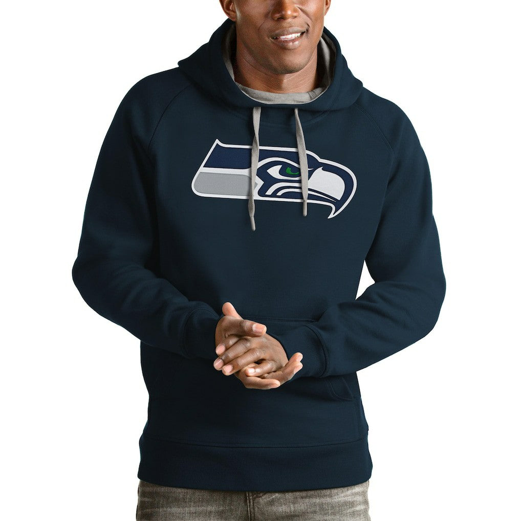 Seattle Seahawks Antigua Victory Pullover Hoodie | NFL Discount