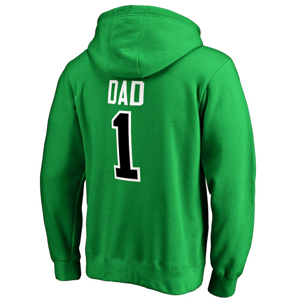 Kelly Green Boston Celtics #1 Dad Pullover Hoodie | NBA