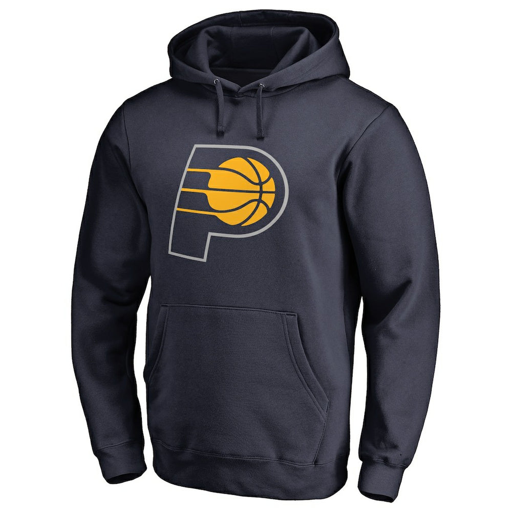 Navy Indiana Pacers #1 Dad Pullover Hoodie | NBA