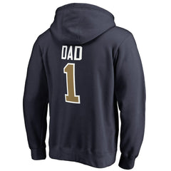 Navy New Orleans Pelicans #1 Dad Pullover Hoodie | NBA