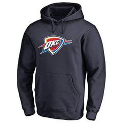Navy Oklahoma City Thunder #1 Dad Pullover Hoodie | NBA