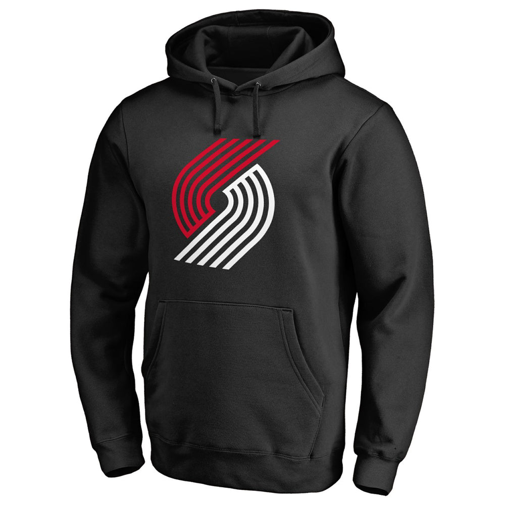 Black Portland Trail Blazers #1 Dad Pullover Hoodie | NBA