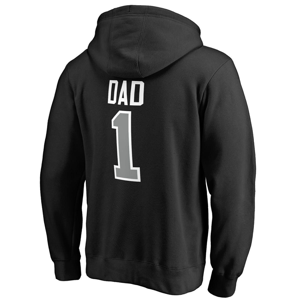 Black San Antonio Spurs #1 Dad Pullover Hoodie | NBA