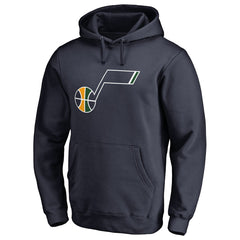 Navy Utah Jazz #1 Dad Pullover Hoodie | NBA