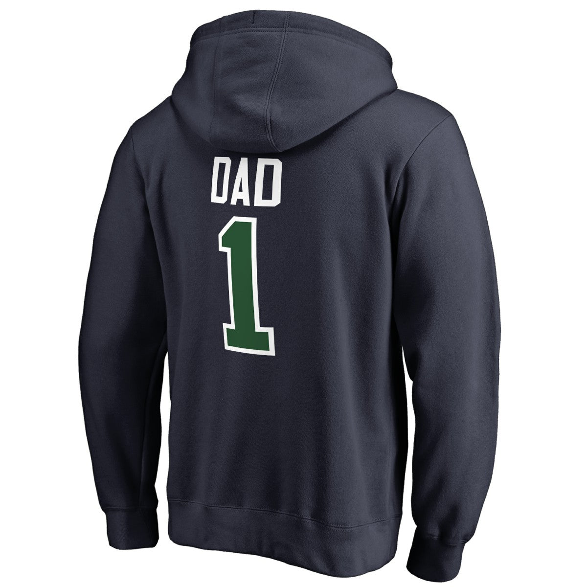 Navy Utah Jazz #1 Dad Pullover Hoodie | NBA