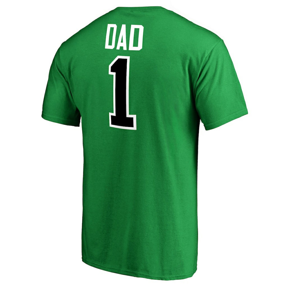 Kelly Green Boston Celtics #1 Dad T-Shirt | NBA