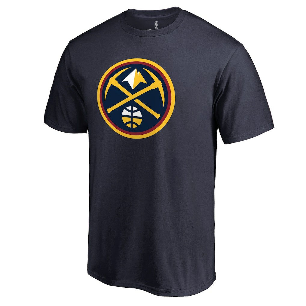 Navy Denver Nuggets #1 Dad T-Shirt sale | NBA