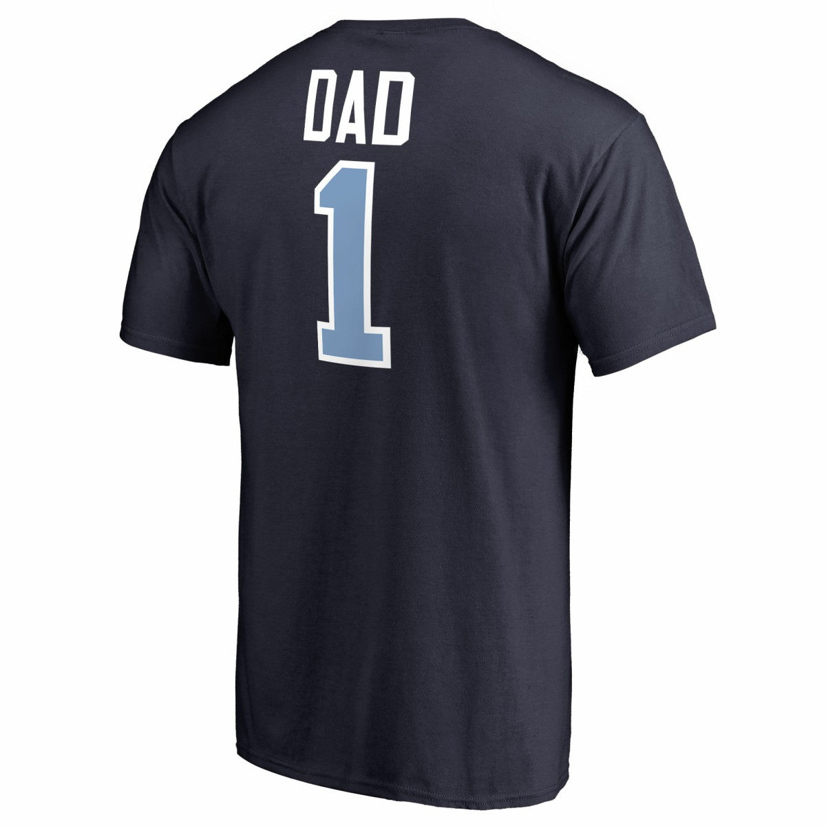Navy Memphis Grizzlies #1 Dad T-Shirt | NBA