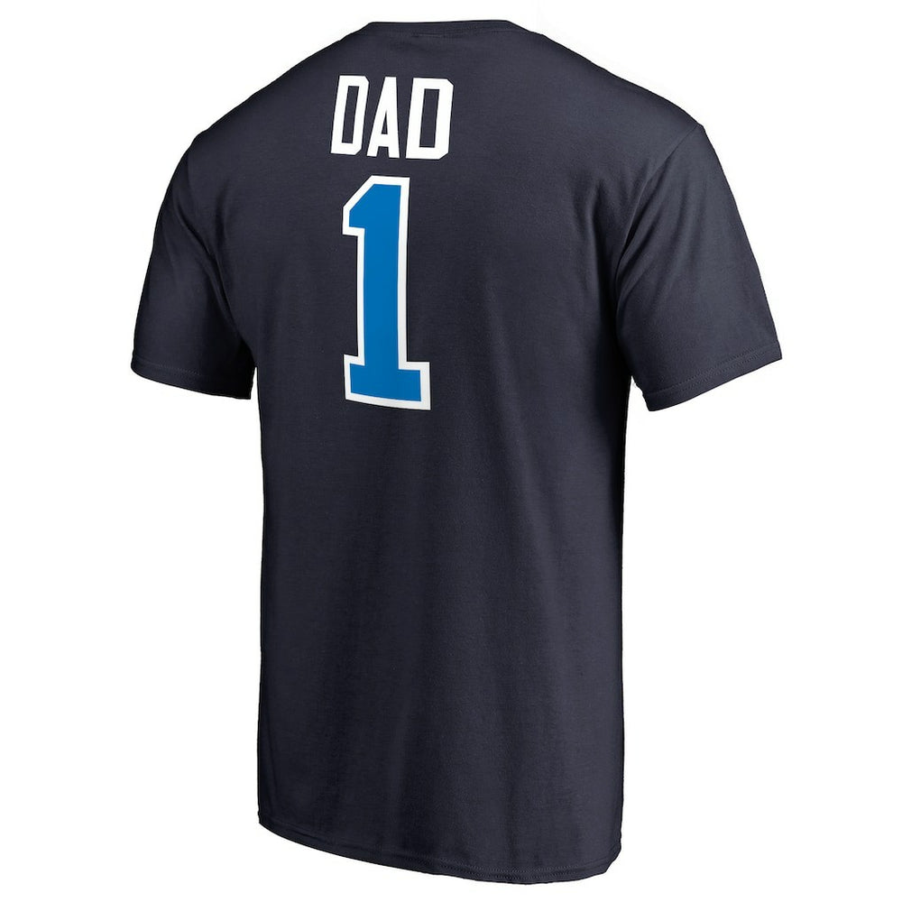 Navy Oklahoma City Thunder #1 Dad T-Shirt | NBA