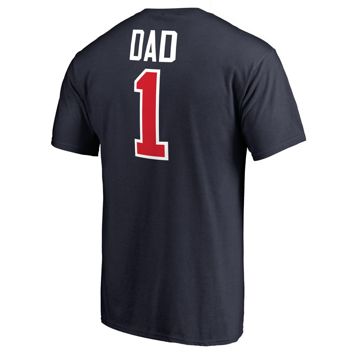 Navy Washington Wizards #1 Dad T-Shirt | NBA