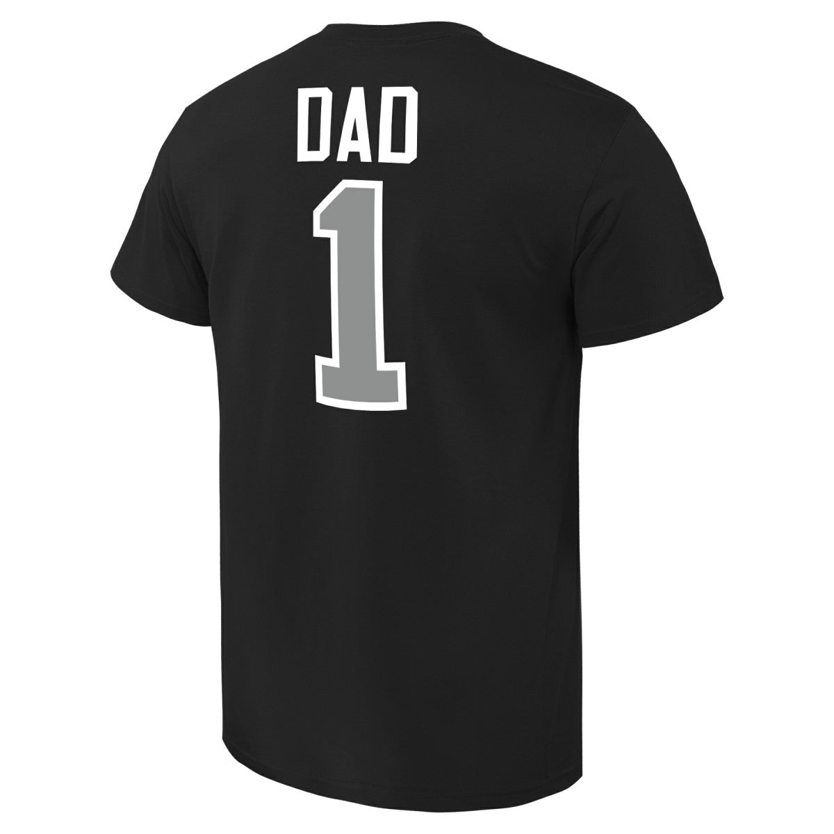 Black San Antonio Spurs #1 Dad T-Shirt | NBA