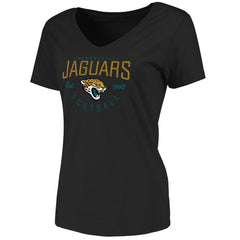 Jacksonville Jaguars Women's Live For It V-Neck T-Shirt | NFL Discount