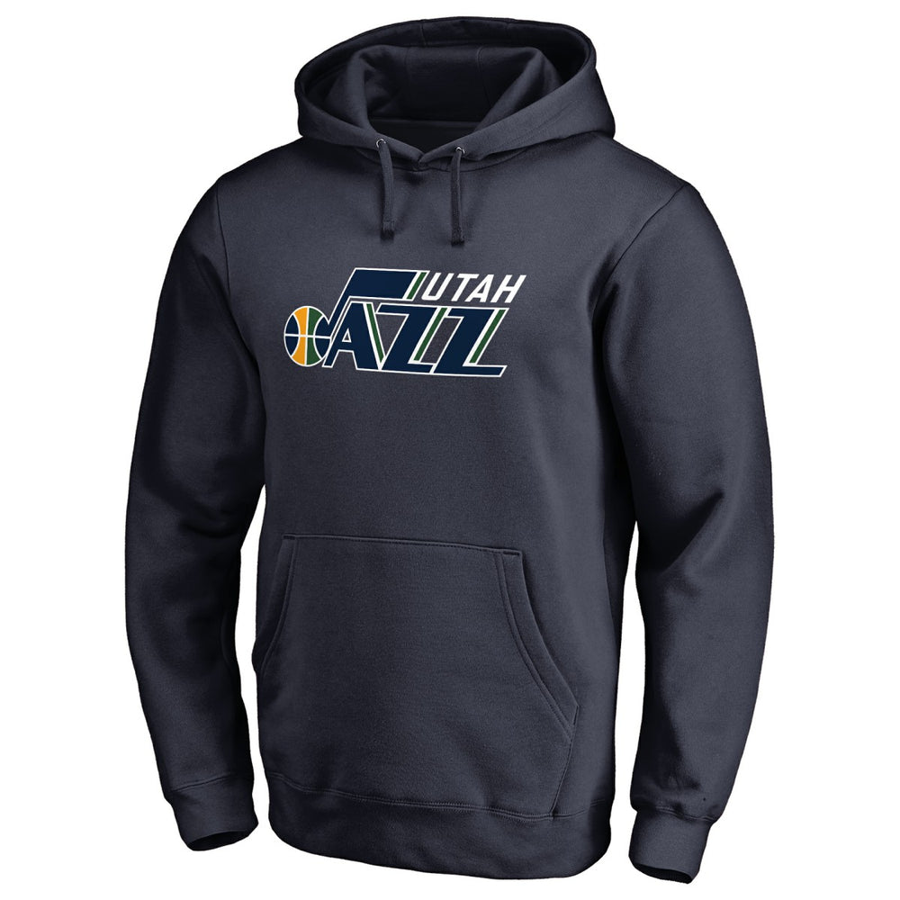 Navy Utah Jazz Primary Logo Pullover Hoodie | NBA
