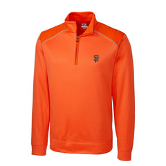 San Francisco Giants Cutter & Buck Ridge WeatherTec Half-Zip Pullover Jacket - MLB Jackets