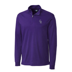 Colorado Rockies Cutter & Buck Belfair Half-Zip Pullover Jacket - MLB Jackets