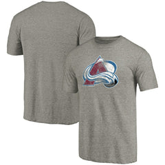 Colorado Avalanche Distressed Team Logo Tri-Blend T-Shirt -  NHL T-shirts