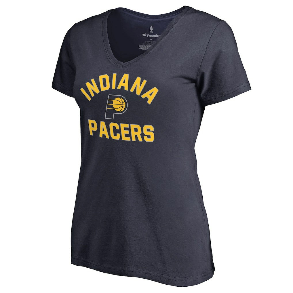 Navy Indiana Pacers Women's Overtime V-Neck T-Shirt | NBA