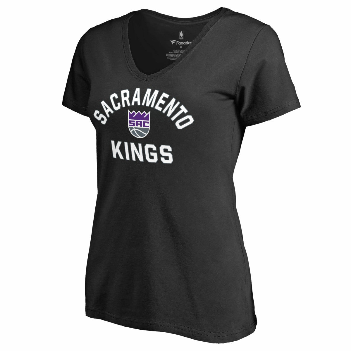 Black Sacramento Kings Women's Overtime T-Shirt | NBA