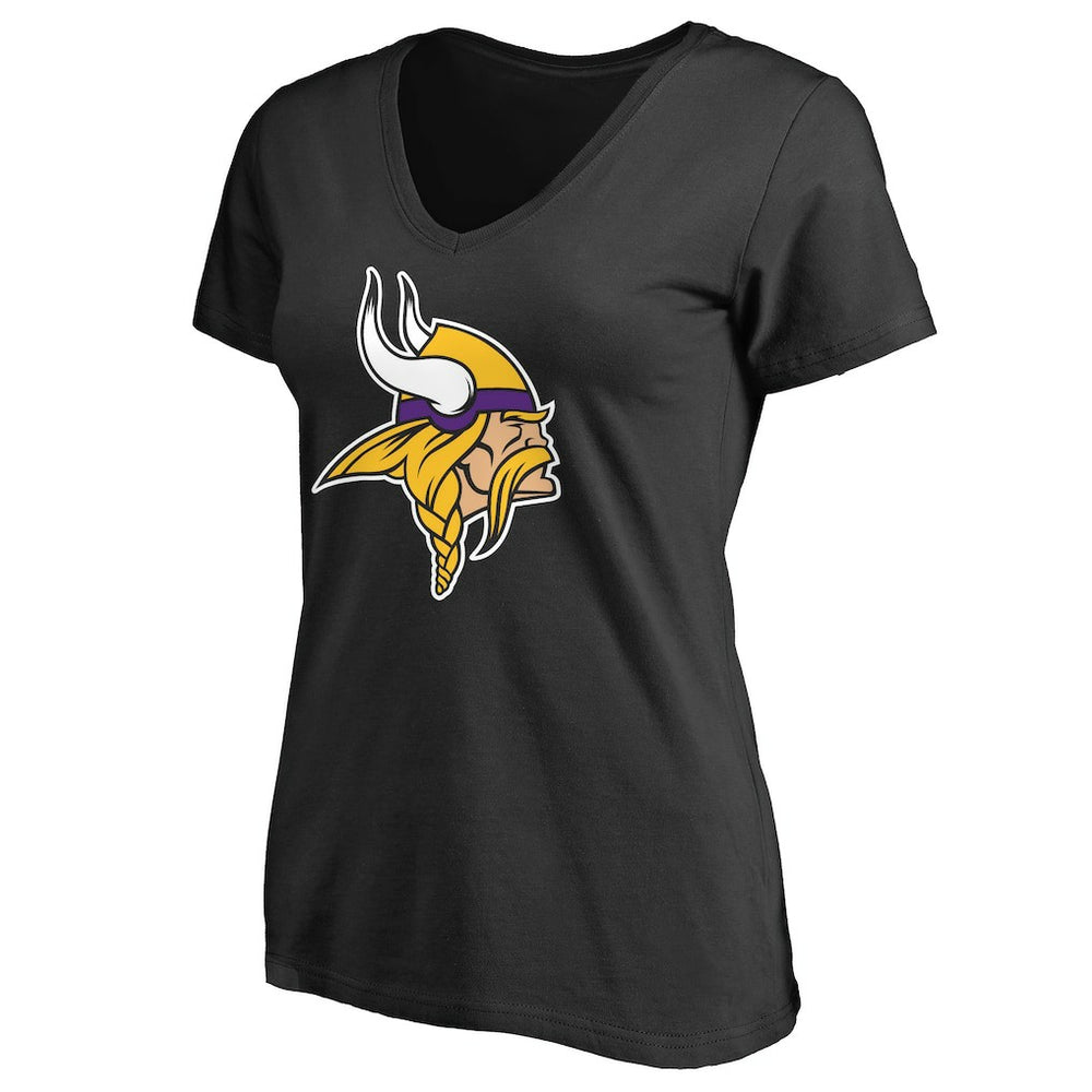 Minnesota Vikings Women's Primary Team Logo V-Neck T-Shirt | NFL Near me