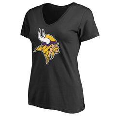 Minnesota Vikings Women's Primary Team Logo V-Neck T-Shirt | NFL Near me