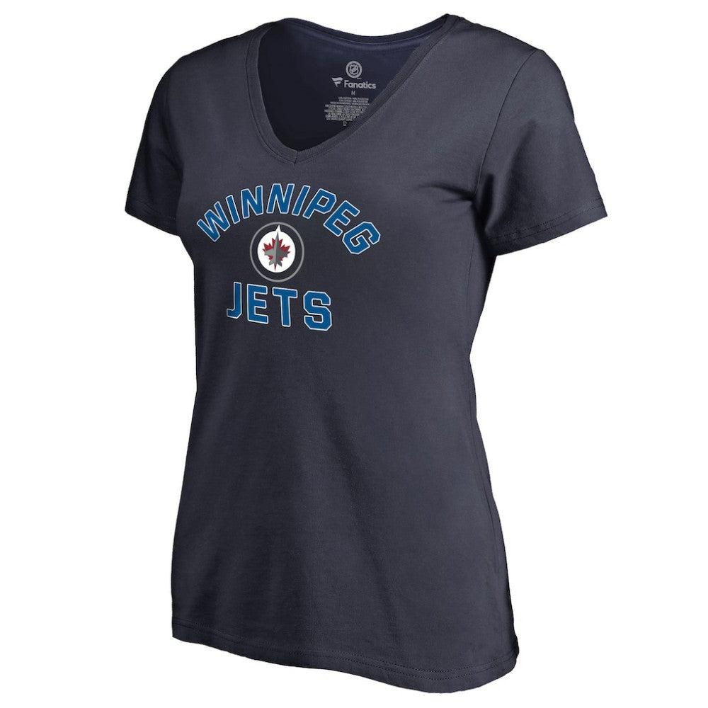 Winnipeg Jets Women's Overtime V-Neck T-Shirt -  NHL T-shirts