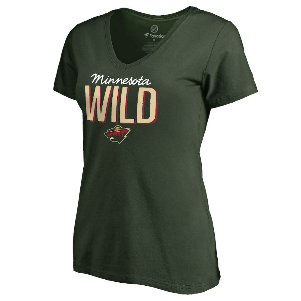 Minnesota Wild Women's Nostalgia T-Shirt -  NHL T-shirts