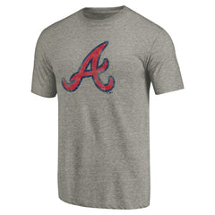 Atlanta Braves Distressed Team 2 Tri-Blend T-Shirt - MLB T-shirts
