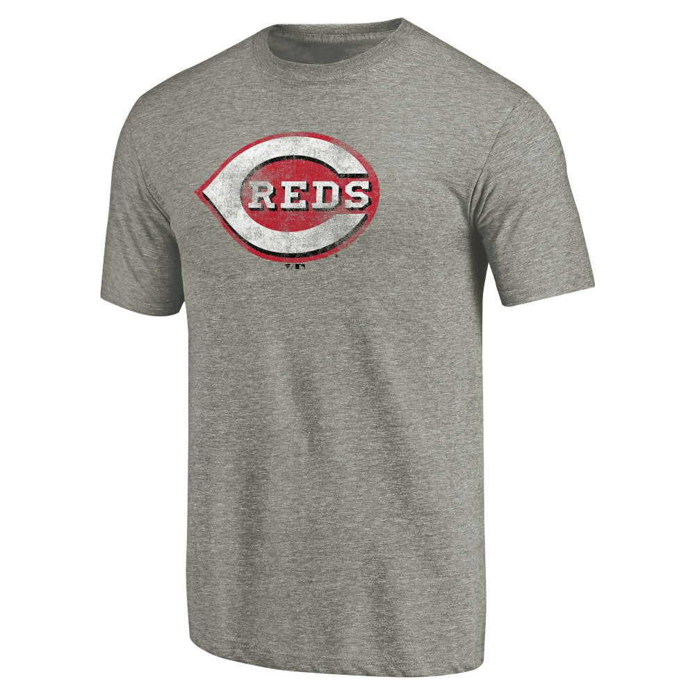 Cincinnati Reds Distressed Team Tri-Blend T-Shirt - MLB T-shirts