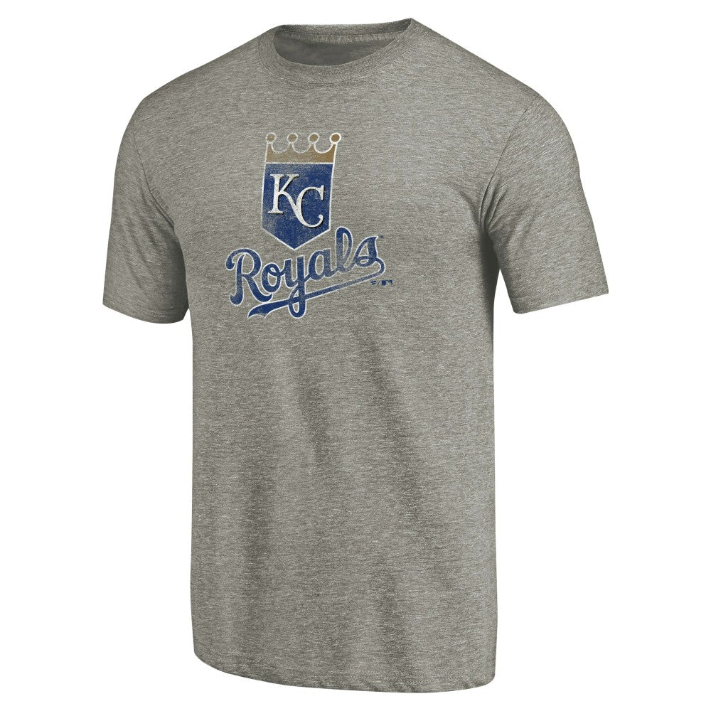 Kansas City Royals Distressed Team Tri-Blend T-Shirt - MLB T-shirts