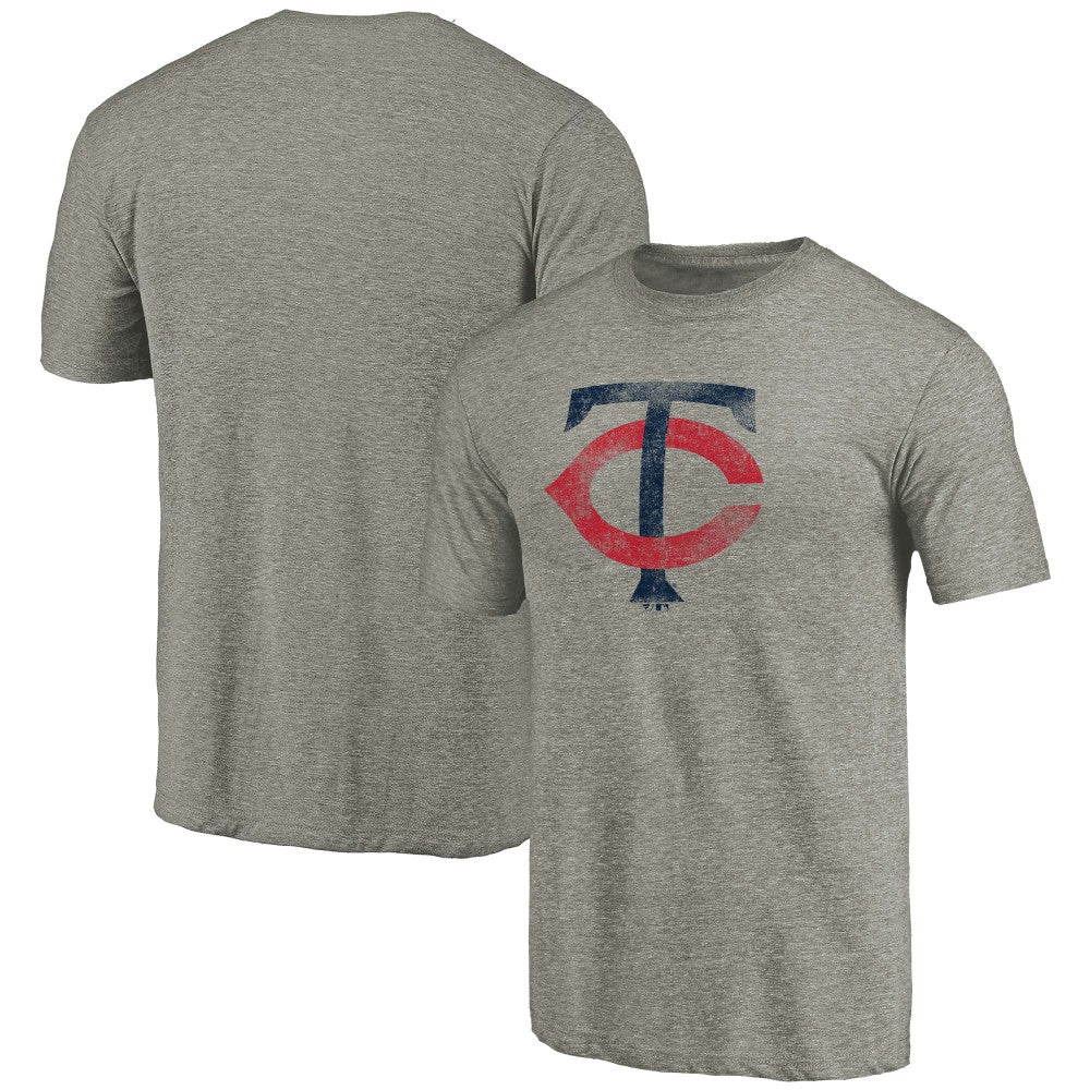 Minnesota Twins Distressed Team Tri-Blend T-Shirt - MLB T-shirts