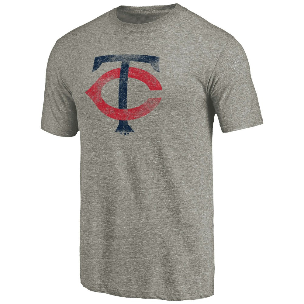 Minnesota Twins Distressed Team Tri-Blend T-Shirt - MLB T-shirts