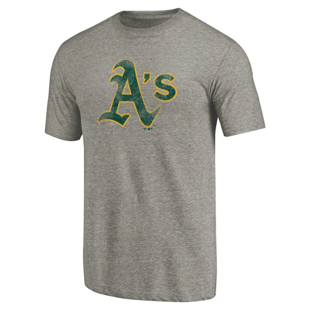 Athletics Distressed Team Tri-Blend T-Shirt - MLB T-shirts
