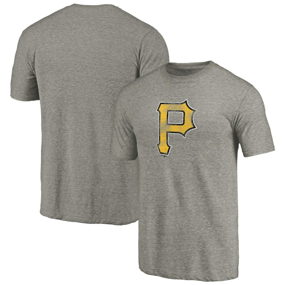Pittsburgh Pirates Distressed Team Tri-Blend T-Shirt - MLB T-shirts