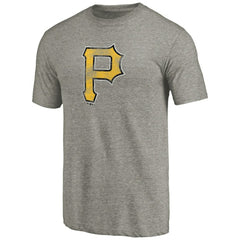 Pittsburgh Pirates Distressed Team Tri-Blend T-Shirt - MLB T-shirts