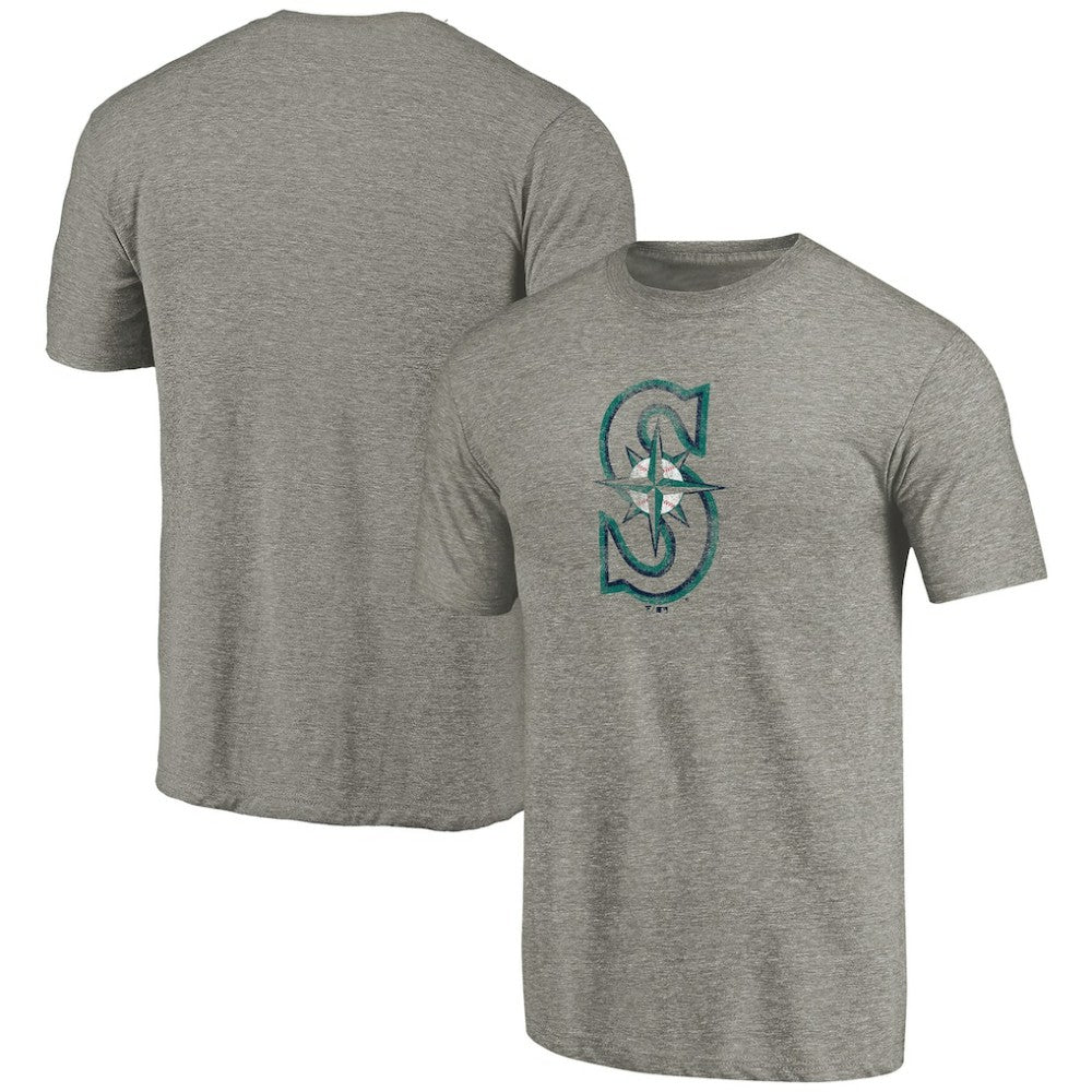 Seattle Mariners Distressed Team Tri-Blend T-Shirt - MLB T-shirts