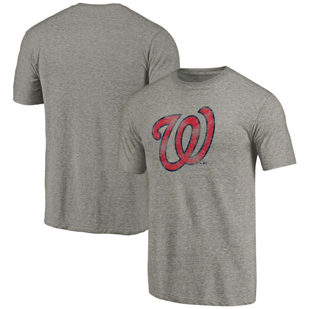 Washington Nationals Distressed Team Tri-Blend T-Shirt - MLB T-shirts