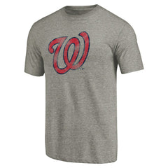Washington Nationals Distressed Team Tri-Blend T-Shirt - MLB T-shirts
