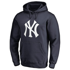 New York Yankees Team Color Primary Logo 2 Pullover Hoodie - MLB Hoodies