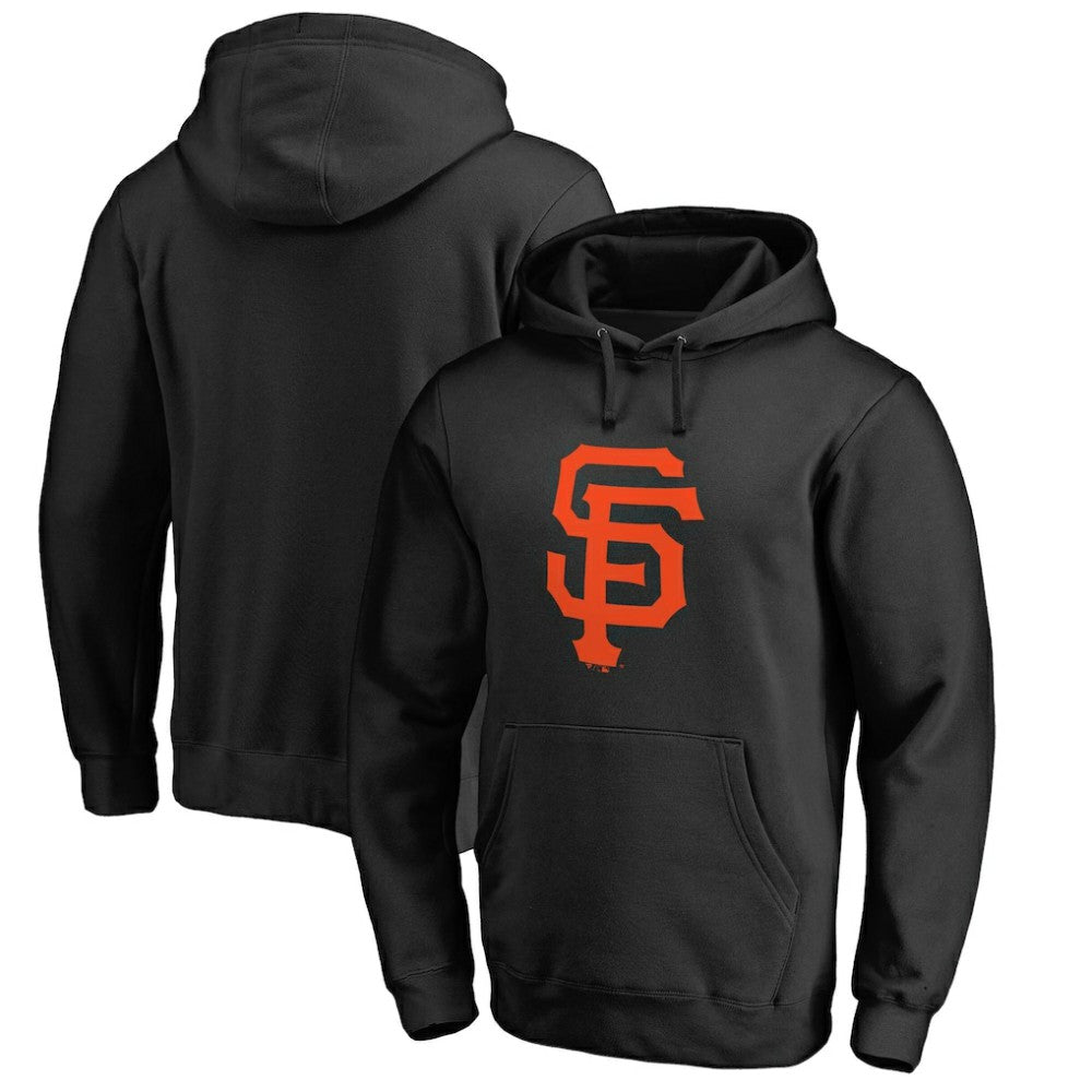 San Francisco Giants Official Logo Fitted Pullover Hoodie - MLB Hoodies