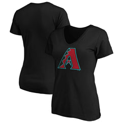 Arizona Diamondbacks Women's Secondary Color Primary Logo T-Shirt - MLB T-shirts