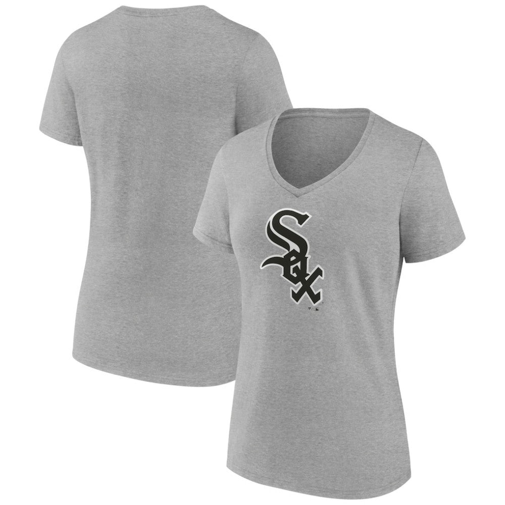 Chicago White Sox Women's Secondary Color Primary Logo T-Shirt - MLB T-shirts
