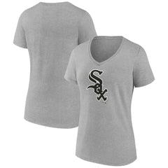 Chicago White Sox Women's Secondary Color Primary Logo T-Shirt - MLB T-shirts
