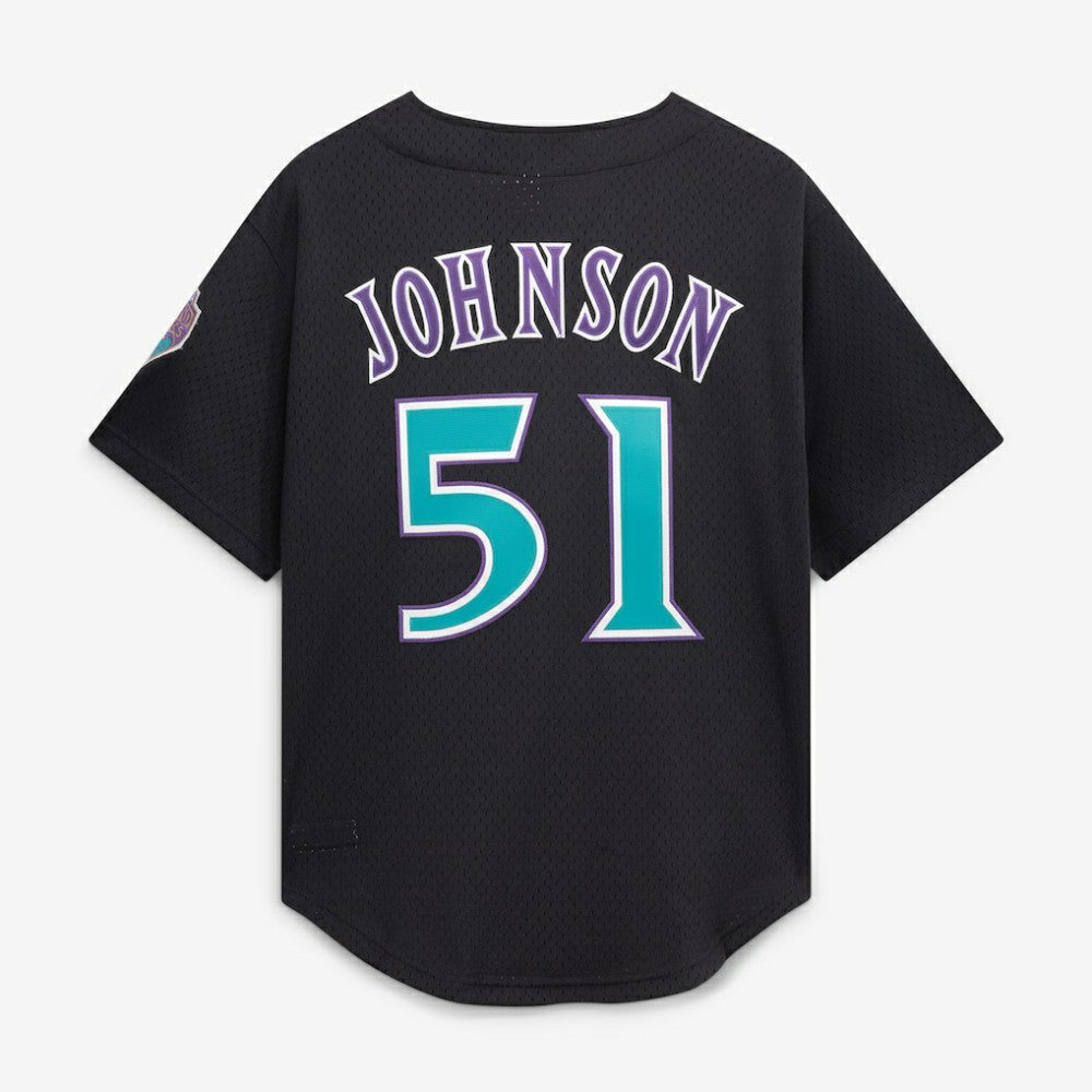 Randy Johnson Arizona Diamondbacks Mitchell & Ness Cooperstown Collection Mesh Batting Practice Button-Up Jersey - MLB Jerseys