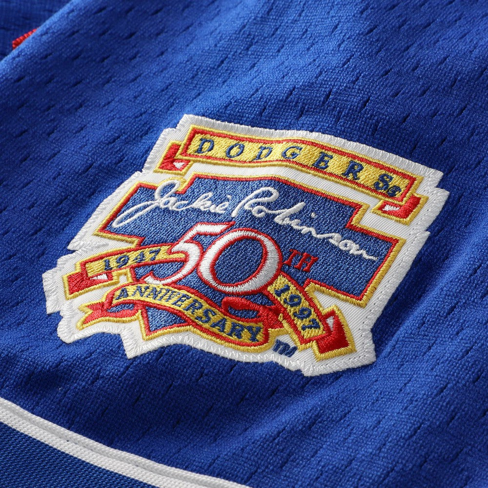 Mike Piazza Los Angeles Dodgers Mitchell & Ness Cooperstown Collection Mesh Batting Practice Button-Up Jersey - MLB Jerseys