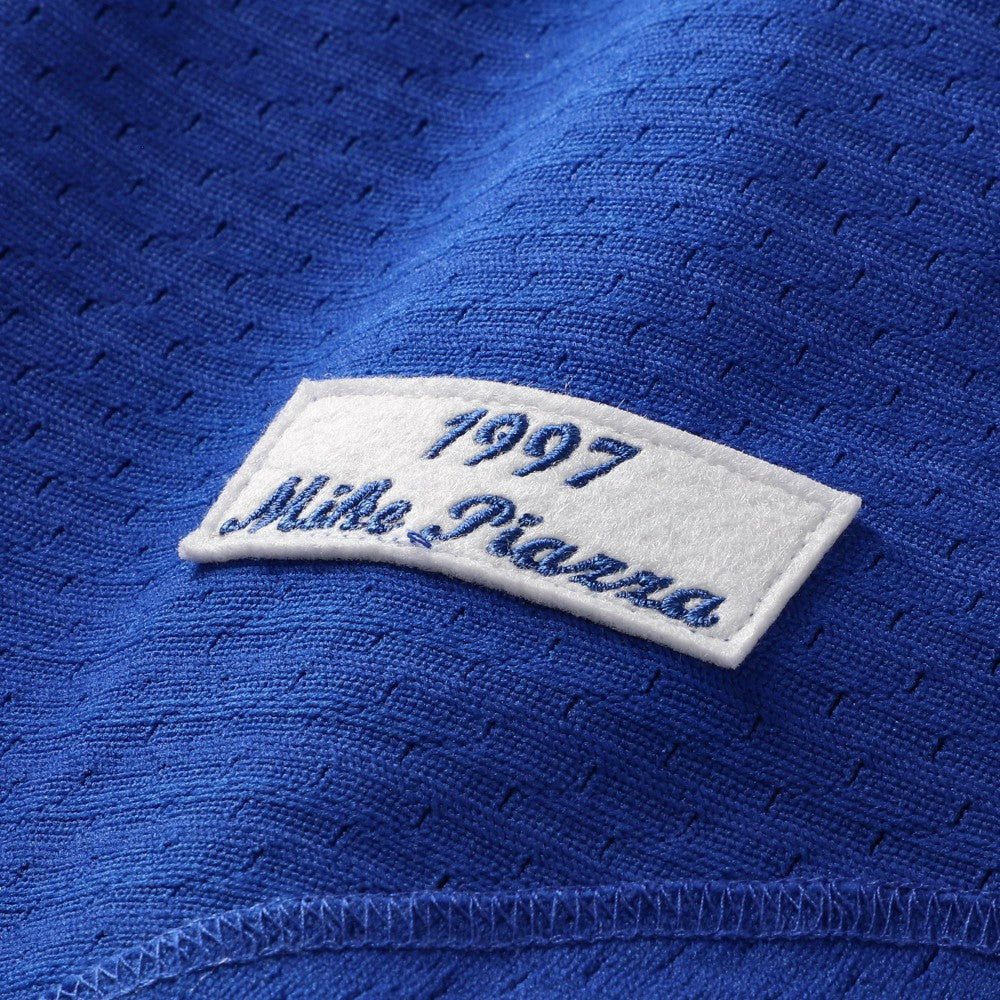 Mike Piazza Los Angeles Dodgers Mitchell & Ness Cooperstown Collection Mesh Batting Practice Button-Up Jersey - MLB Jerseys