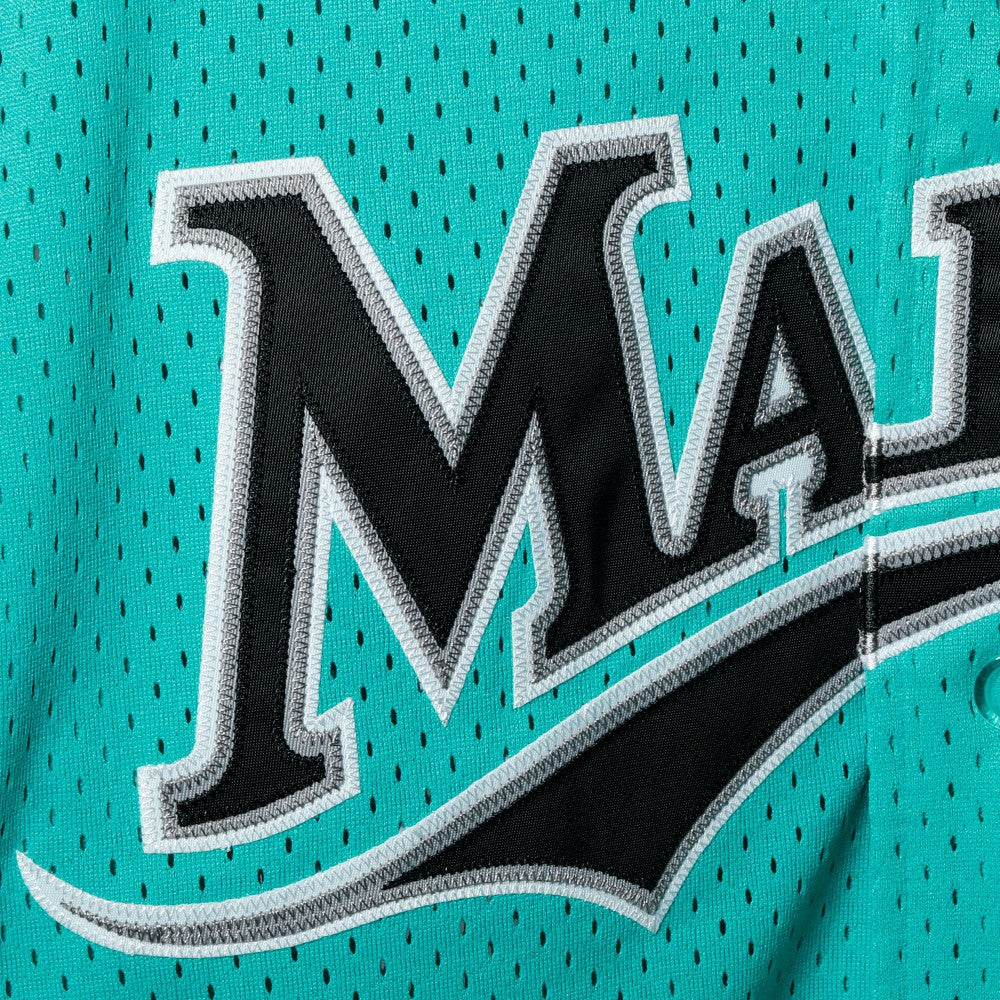 Andre Dawson Florida Marlins Mitchell & Ness Cooperstown Collection Mesh Batting Practice Button-Up Jersey - MLB Jerseys