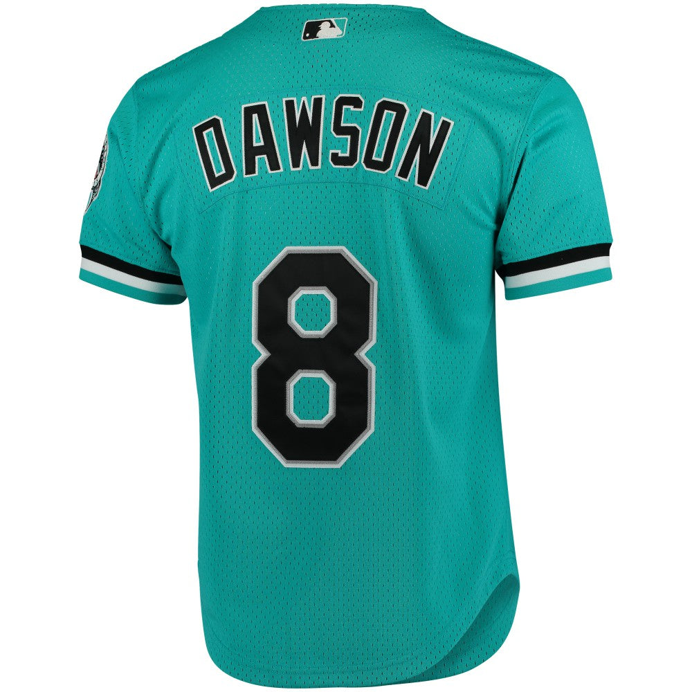 Andre Dawson Florida Marlins Mitchell & Ness Cooperstown Collection Mesh Batting Practice Button-Up Jersey - MLB Jerseys