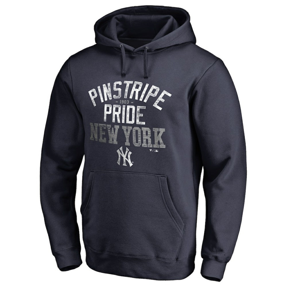 New York Yankees Hometown Collection Pinstripe Pride Pullover Hoodie - MLB Hoodies